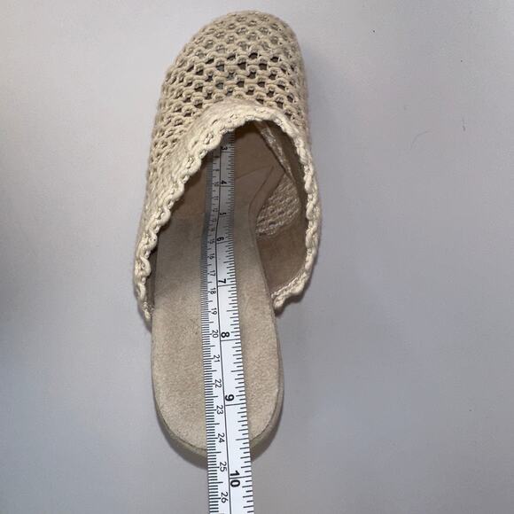 Rachel Comey Reina Woven Crochet Natural Cotton Bully Mules Clogs Size 8 $475 - Picture 13 of 16